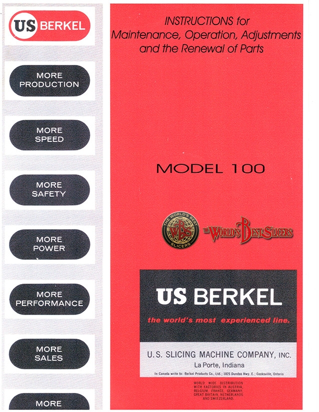 Berkel - USA Canada Model 100 - Image 34
